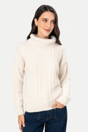 Chompa Tejida Cuello Tortuga Diana