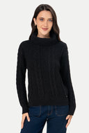 Chompa Tejida Cuello Tortuga Diana