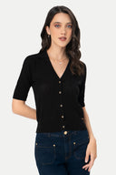 Cardigan Manga Corta Pauli