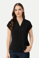 Camisa Manga Caida Dilay CAMISAS MOIXX Negro S 