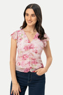 Blusa Manga Volante Bali