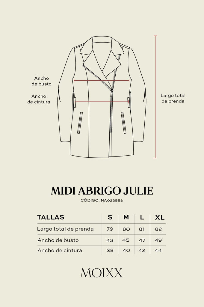 Midi Abrigo Julie ABRIGOS MOIXX 