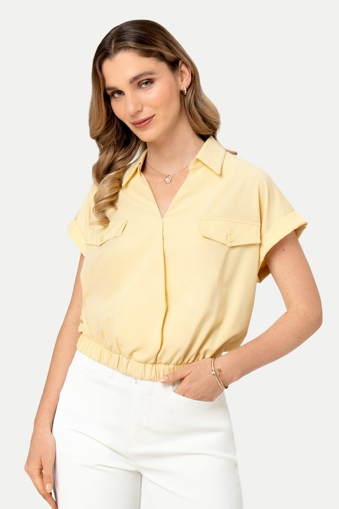 Blusa Camisera Nina BLUSAS MOIXX Amarillo S 