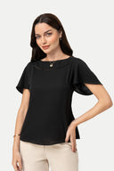 Blusa Manga Corta Lucinda BLUSAS MOIXX Negro S 