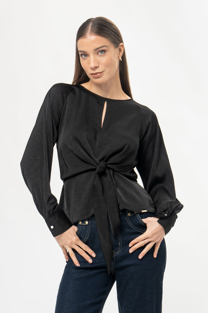 Blusa Manga Larga Karla BLUSAS MOIXX Negro S 