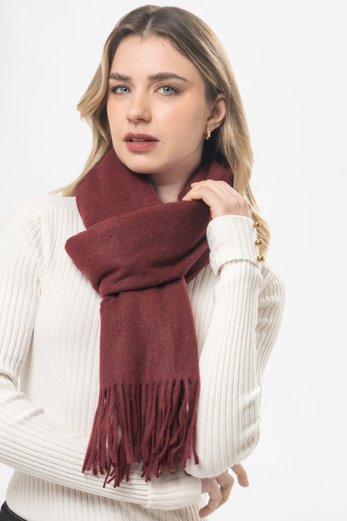 Bufanda Euge BUFANDAS MOIXX Rojo oscuro 