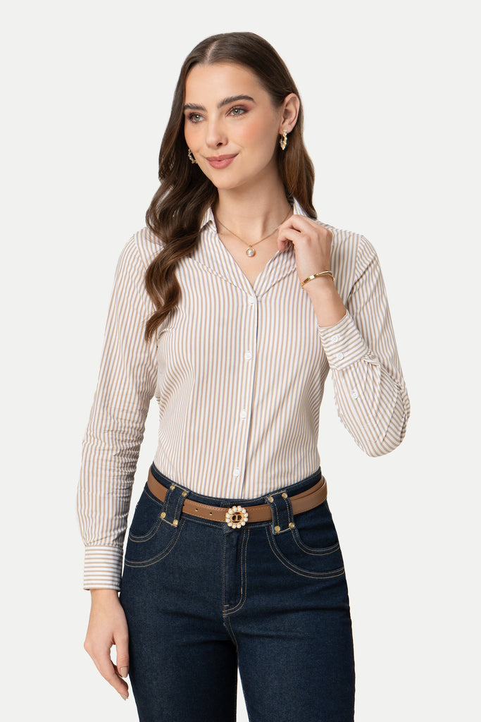 Camisa Bosnia CAMISAS MOIXX Beige XS 