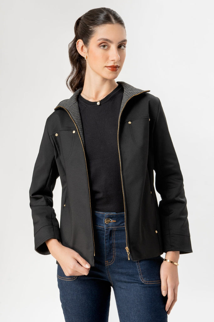 Casaca Cuello Alto Danna CASACAS MOIXX Negro S 