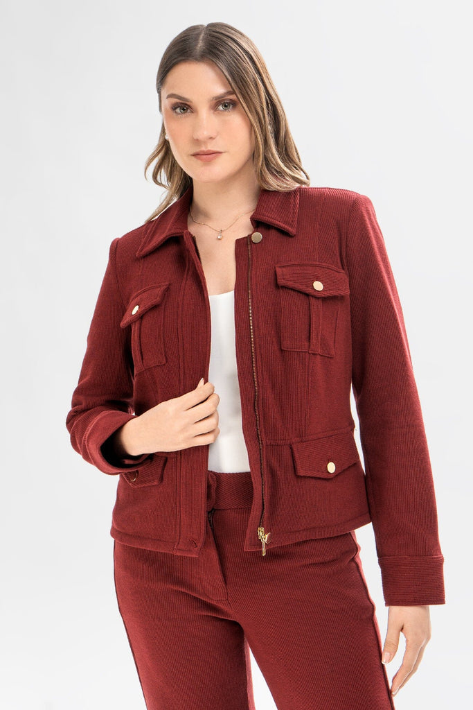 Casaca Regular Fit Milan CASACAS MOIXX Rojo oscuro S 