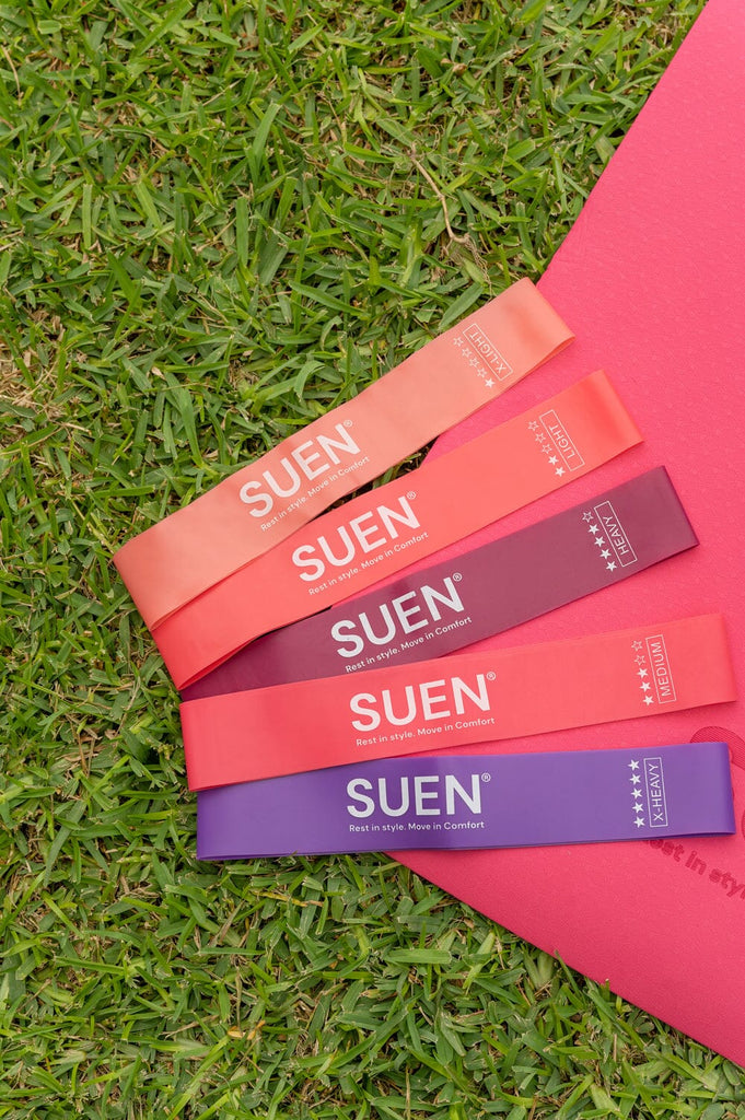 Pack de Bandas Elásticas de Resistencia BANDAS ELASTICAS SUEN Multicolor 