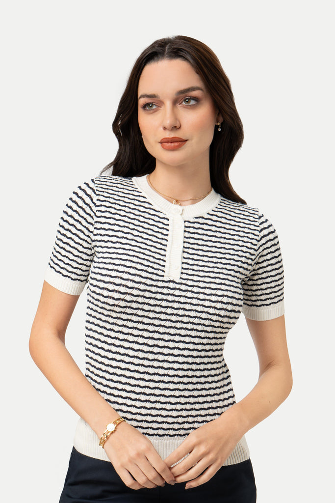 Polo Crew Neck Fit Tini POLOS MOIXX Azul S 