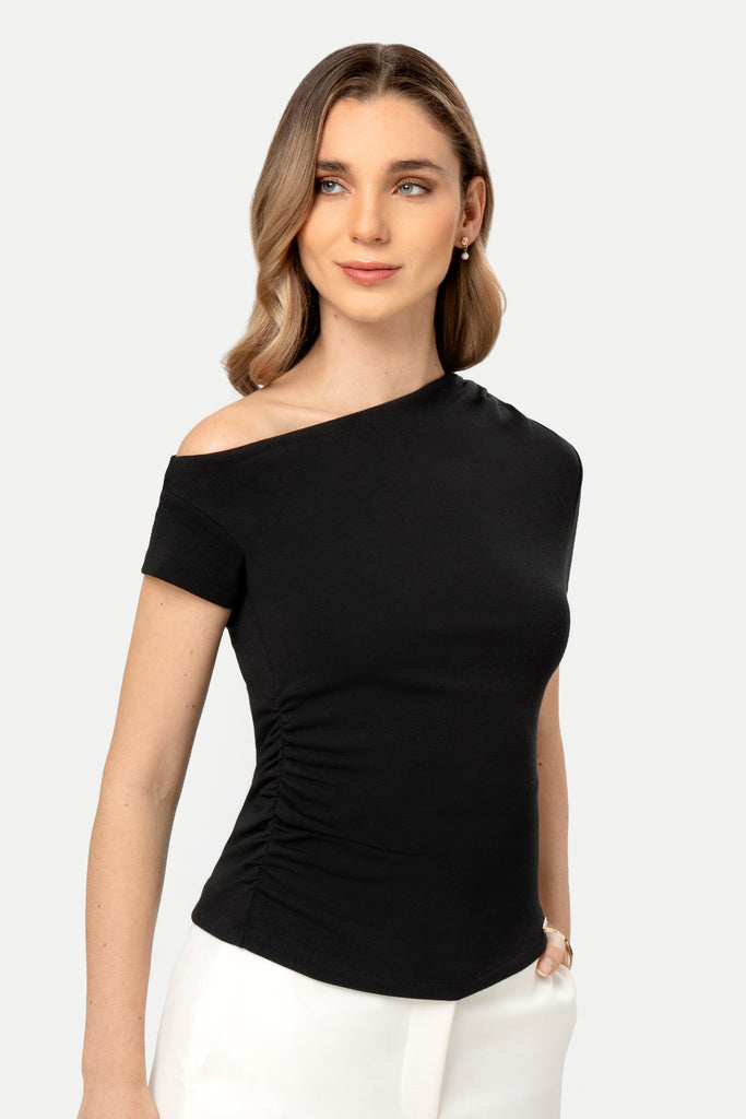 Polo Manga Corta Amelia POLOS MOIXX Negro S 