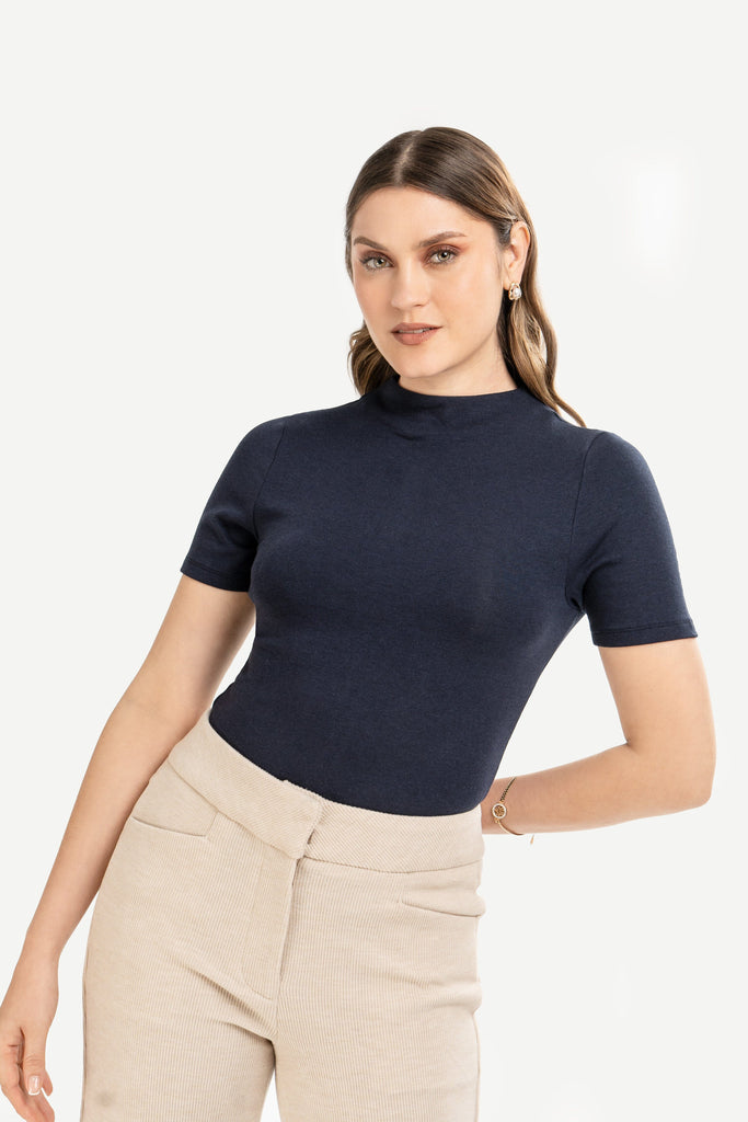 Polo Manga Corta Lina POLOS MOIXX Azul oscuro S 