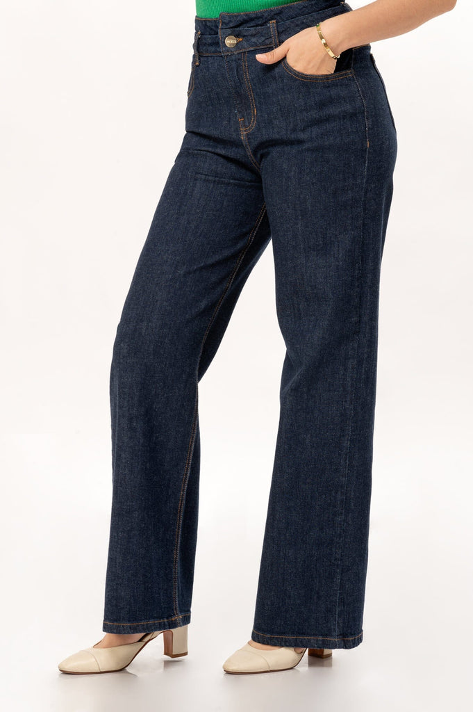 Pantalón Denim Violetta 🇵🇪 Moixx Peru Azul oscuro 28 