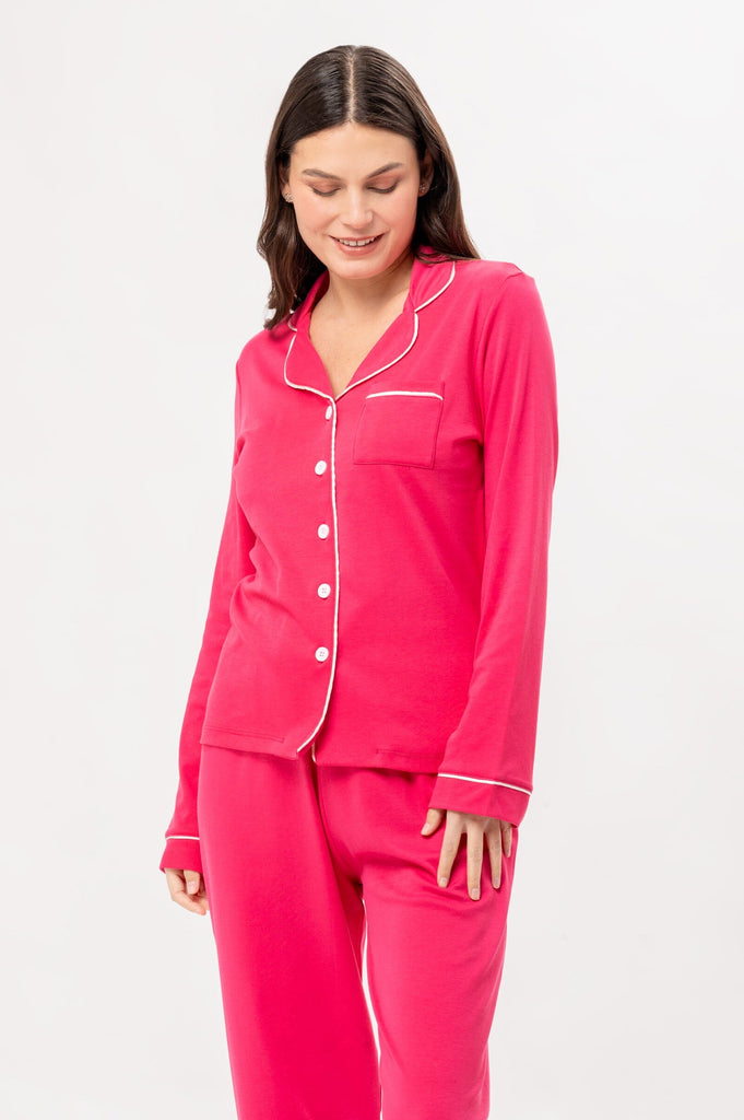 Pijama Set Alondra PIJAMAS SUEN Fucsia M 