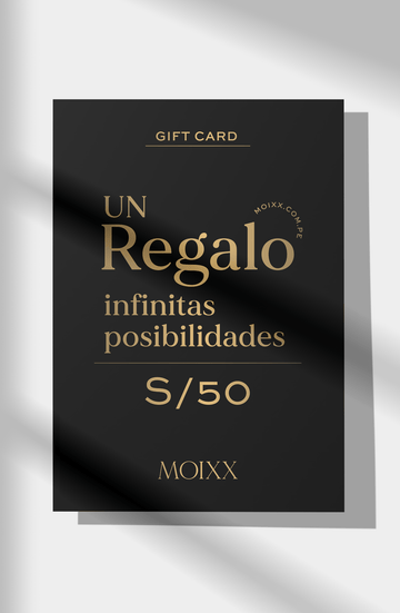 Gift Card - Tarjeta de Regalos Tarjetas de regalo MOIXX PEN 50,00 